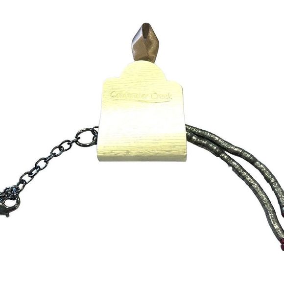 New Coldwater Creek Multi Color Beaded Necklace - Picture 8 of 9